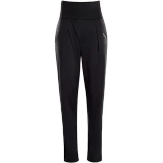 Sporthose WINSHAPE "Functional Light HP103", Damen, Gr. L, Normalgrößen, schwarz, 80% Polyester, 20% Elasthan, Hosen Sporthose, High Waist Baggy Pants mit Core-Bund