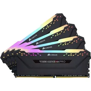 Vengeance RGB PRO schwarz DIMM Kit 32GB, DDR4-3600, CL18-19-19-39 (CMW32GX4M4C3600C18)