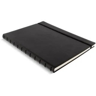 Filofax Notizbuch A4 liniert Schwarz