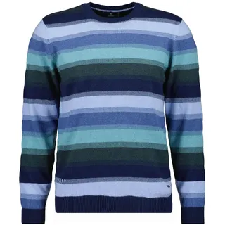 RAGMAN Rundhalspullover, blau