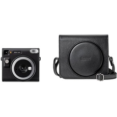 INSTAX Square SQ 40 Sofortbildkamera + INSTAX Square SQ40 Kameratasche, schwarz