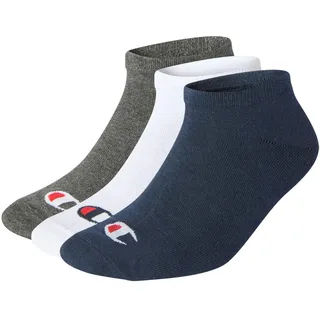 Champion Unisex Basics 3pk Sneaker Socken, Marineblau, 35-38 EU
