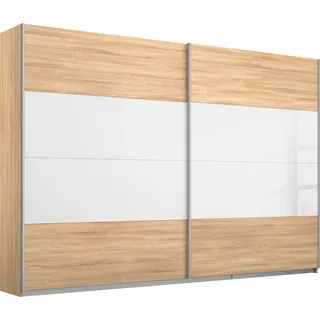 Rauch Schwebetürenschrank Quadra 271 x 230 x 62 cm Beige/Braun