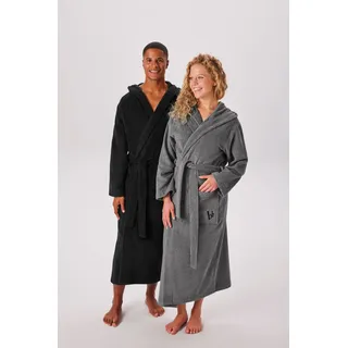 Bruno Banani Unisex-Bademantel »Robby, ideal für Sauna & Spa, Standardlänge & Überlänge« 1 Stk. Damen & Herren Bademäntel, Baumwolle, mit Taschen, Sauna, XS-3XL