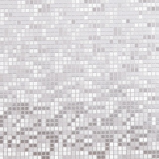 HANMERO Tapete Mosaik,Blattgold Flicker Hintergrund, modernes Wand-Dekor Deckenleuchte Hotel Shop Rolle Silber 0,53mx10m