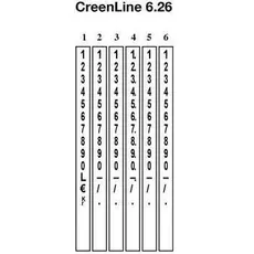 Creenline Preisauszeichnungsgerät CL 6.26 max. Anzahl der Druckzeilen: 1 Druckzeil Anzahl der Zeichen pro Z..., Beschriftungsgerät, Grau