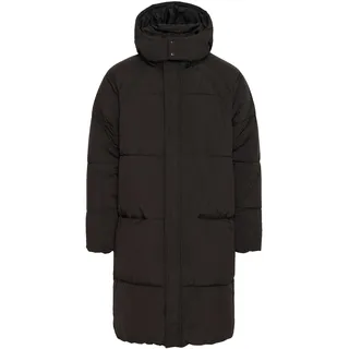 Steppmantel SOLID "Steppmantel SDMilo", Herren, Gr. L, schwarz (true schwarz), Obermaterial: 100% Nylon NY., Mäntel Steppmantel