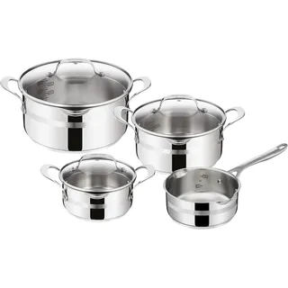 Tefal Jamie Oliver Cook Smart Topf-Set 7-tlg. 3 x Kochtopf + Stielkasserolle