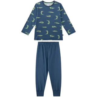 Sanetta Schlafanzug »Pyjama Schlafanzug Krokodil lang Kids«, bunt