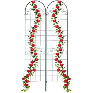 Relaxdays Rankgitter 220 x 50 cm Grün