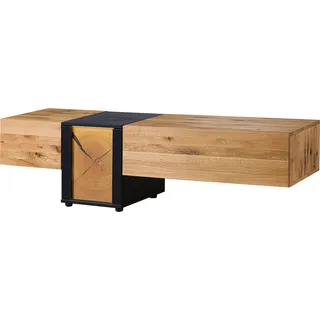 MASSIVMOEBEL24.DE Lowboard Wildeiche 170x52x52 natur geölt/lackiert KITZBÜHEL #112