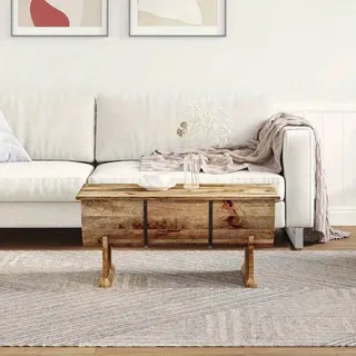 Couchtisch - Holztisch - Couchtisch - Teetisch - Loungetisch - Massivholz (Mango) - 88 x 50 x 40 cm