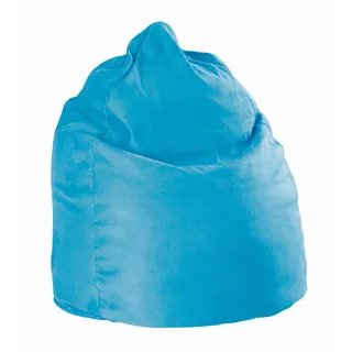 Boxxx Sitzsack , Türkis , Textil , 220 l , Füllung: Styroporkugeln , 75x110x75 cm , Indoor , Wohnzimmer, Sessel, Sitzsäcke, Kindersitzsäcke