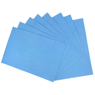 Interdruk - Bastelfilz - DIY Filzstoff - 8x A4 Filzblätter - Hellblau