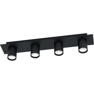 EGLO Valcasotto 4 GU10 schwarz