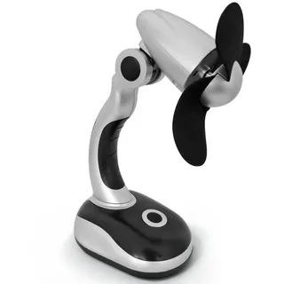 EAXUS Mini-Ventilator Büroventilator Schreibtischventilator Handlüfter Reise Camping