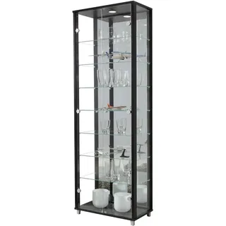 fif Möbel Vitrine »OPTIMA« Standvitrine/Glasvitrine 2x Glastür,perfekt für Sammler,Sammlervitrine