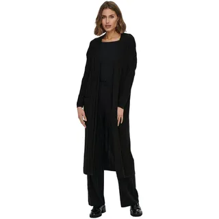 ONLY Damen Onlnew Tessa Ls Long Cardigan Knt, Schwarz, L