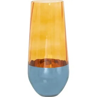 Alexandra House Living Vase, blau, Glas, 13 x 13 x 29 cm