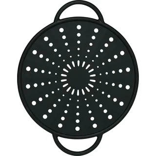 Emsa 514560 Spritzschutz, Ø 26 cm, Silikon, Anthrazit, Smart Kitchen