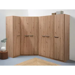 rauch Schrank-Set »Kleiderschrank Schrank Garderobe Wäscheschrank VANDOR« Set, braun