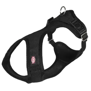 Trixie Comfort Soft Touren-Geschirr Halsband Schwarz XS