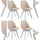 Besucherstuhl Stoff Creme