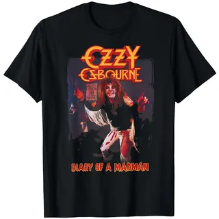 Ozzy Osbourne Tagebuch eines Wahnsinnigen T-Shirt, Herren, Schwarz, L