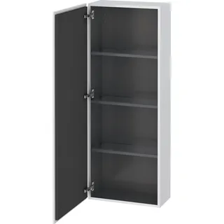 Duravit  L-Cube Halbhochschrank, eine Tür Anschlag links, 500x243x1320mm, LC1169L1818, Farbe: Weiß Matt Dekor