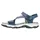 Riemchensandale Damen Blau 41