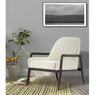 Home affaire Sessel »Braga« wahlweise mit Gestell aus Eiche in dunkel oder Buchenholz in hell, beige