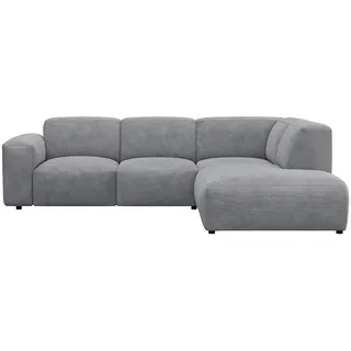 FLEXLUX Ecksofa »Lucera, super Sitzkomfort durch Kaltschaum im Sitz, L-Form«, modern & anschmiegsam, Designsofa, modernes skandinavisches Design FLEXLUX Soft Grey