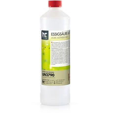 Höfer Chemie 1 L Essigsäure 60% - optimaler Reiniger und Entkalker - Premium Qualität Made in Germany