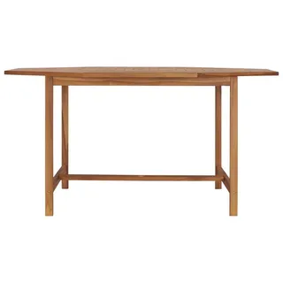 vidaXL Gartentisch 150x150x75 cm Teakholz Massiv - Braun