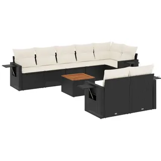 VidaXL 3224649, Cremefarben, Rattan, Stahl, Akazienholz, 110 kg, Erwachsene & Kinder, 550 mm, 550 mm - Beige