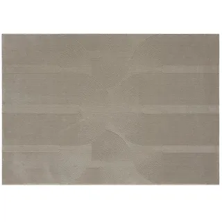Möbel Kraft Webteppich Sign Beige ca. 80x150cm