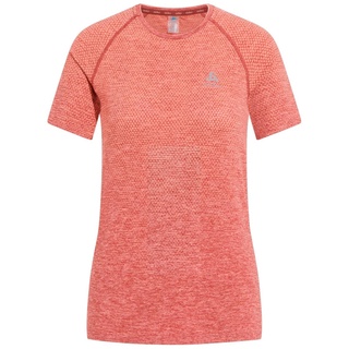 Odlo Damen Kurzarm Laufshirt ESSENTIAL SEAMLESS, cinnabar melange, L