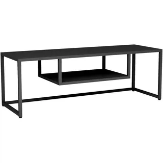 [en.casa] Isokyrö Lowboard 120 x 40 x 40 cm Schwarz Metall