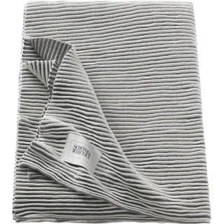 Schöner Wohnen SCHÖNER WOHNEN-Kollektion Wohndecke »Liv« mit Biesenoptik, Kuscheldecke grau