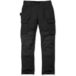 CARHARTT Steel Rugged Flex Relaxed Fit Doppelfront-Cargo-Arbeitshose Schwarz 38 28