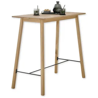 Stolkom Bartisch Eiche Massivholz geölt, Hochtisch BxHxT 120x104x60 cm Esszimmer, - 120 x 104 x 60 (B/H/T)