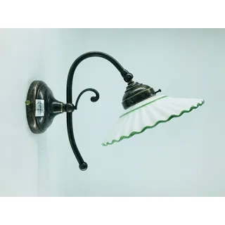 Wandleuchte Aus Messing Mit Grüner Keramikplatte Für Bad Schlafzimmer