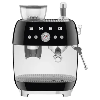 Smeg 50s Style EGF03BLEU schwarz mit integrierter Kaffeemühle