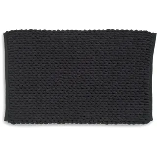 Kela Badteppich Schwarz 70 x 120 cm