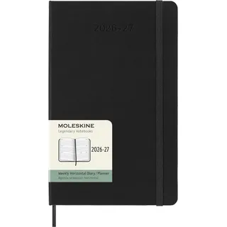 Moleskine Wochenkalender 2026–2027 Schwarz