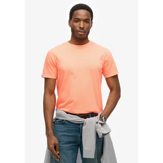 Superdry Classic Essential Kurzarm-t-shirt - Washed dry fluro orange - XL,