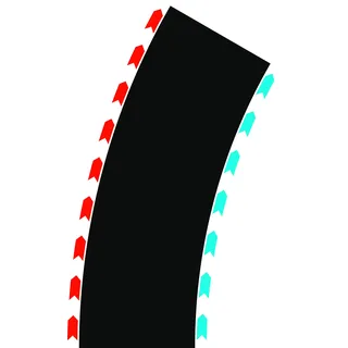 Carrera Hybrid Curves Radius 2 30° (2X L, 2X R)