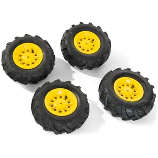 Rolly Toys 409303 - Luftbereifung für Traktor gelbe Felge