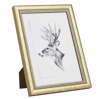 Woltu Bilderrahmen Gold 30x40 cm 2er Set