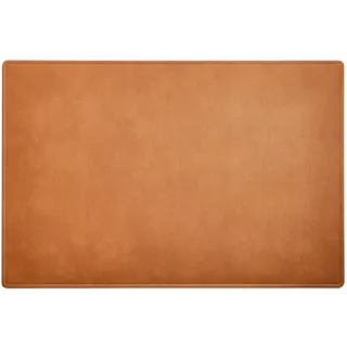 Schreibunterlage aus recyceltem Naturleder, 60 x 40 cm, braun, recyceltes Naturleder